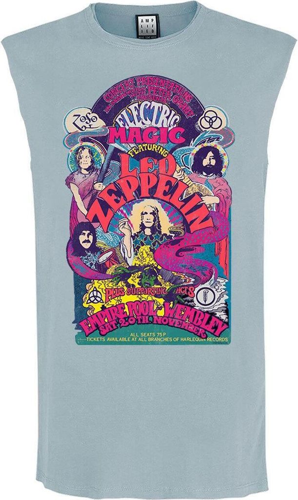 Amplified - "Electric Magic" Ärmelloses Oberteil für Herren/Damen Uni Ärmellos GD1892 (M) (seltsames Blau)