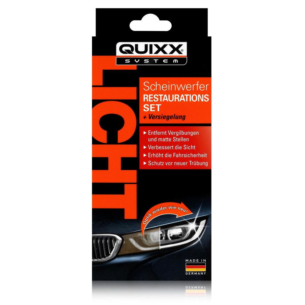 QUIXX KFZ Scheinwerfer Restaurations Kit
