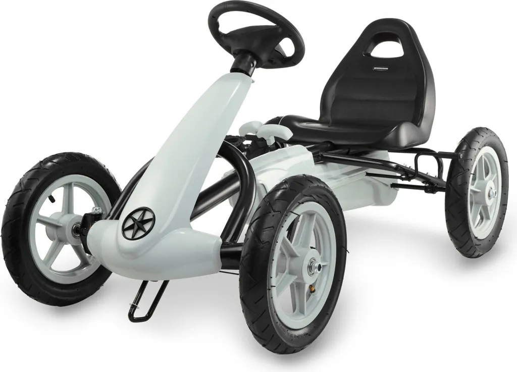 Kart enfants HyperMotion avec siège évolutif gris pour stopper les écrans