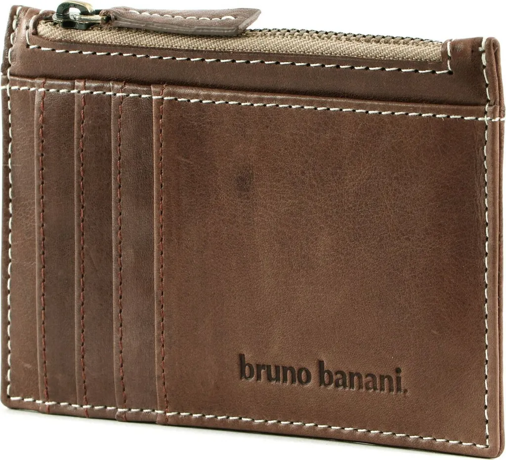 bruno banani portacarte Credit Card Holder Brown marrone
