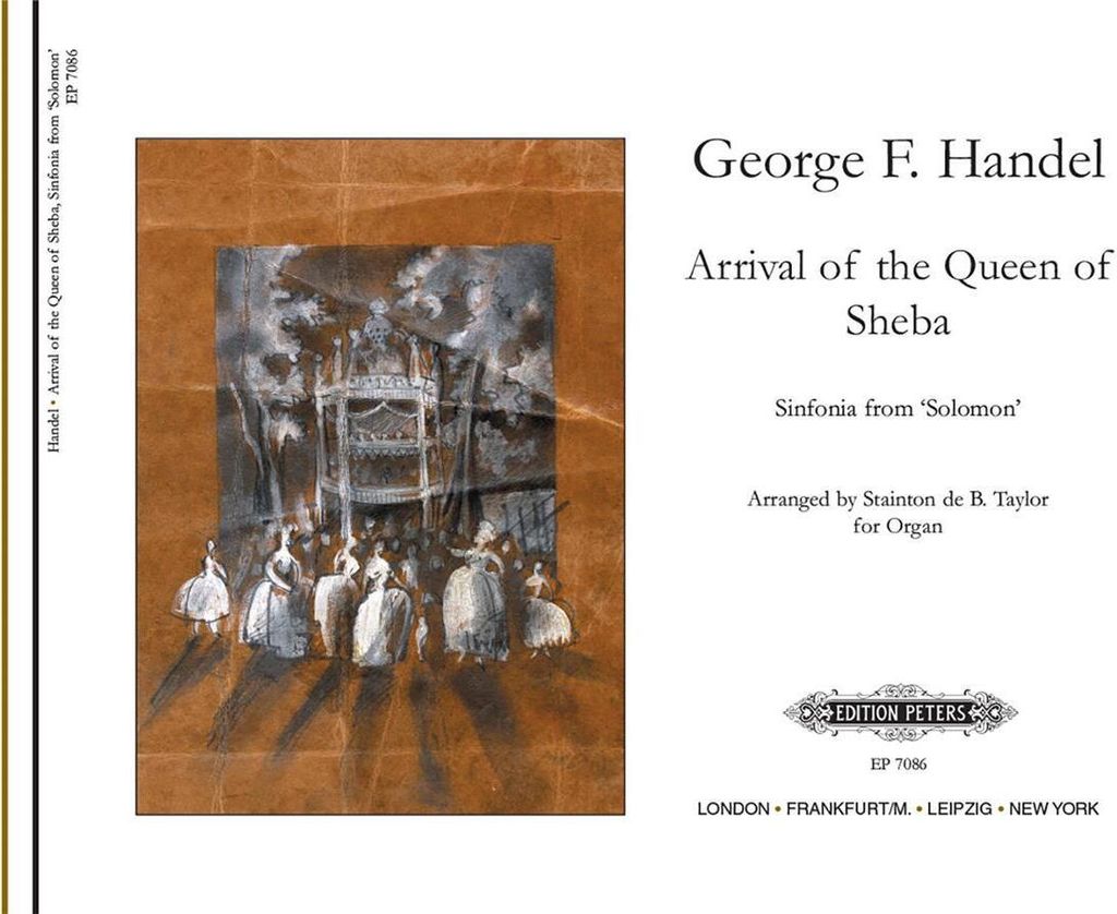 Arrival of the Queen of Sheba :for organ