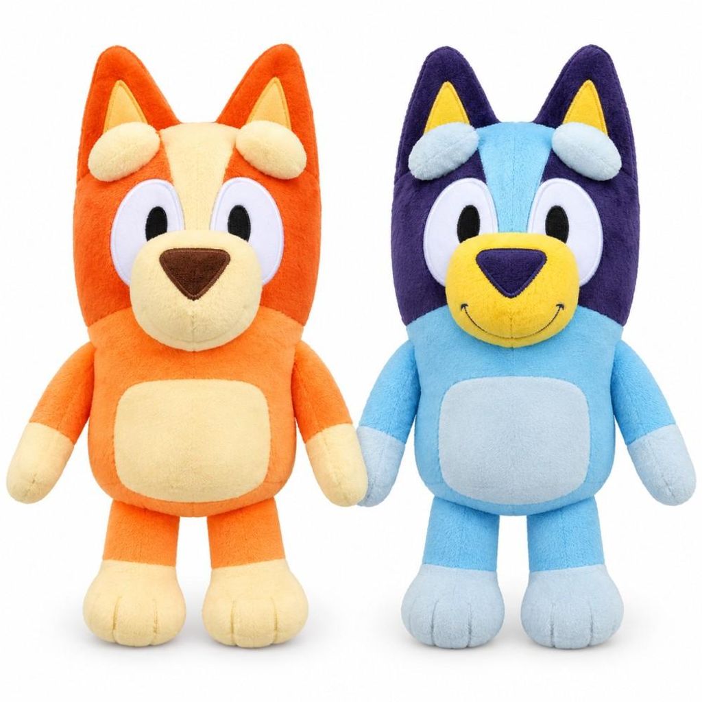 Wiztex Bluey a Bingo Plyšová hračka - 20 cm Anime Plyšová Obrázek produktu 