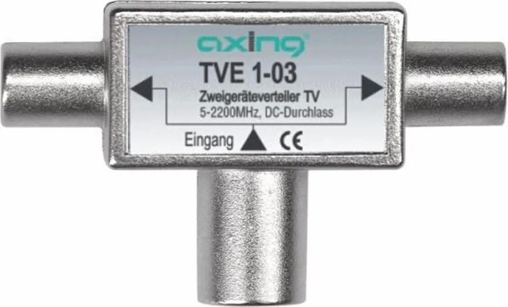 Distributore a spina 1xpresa/2xplug TVE 1-03