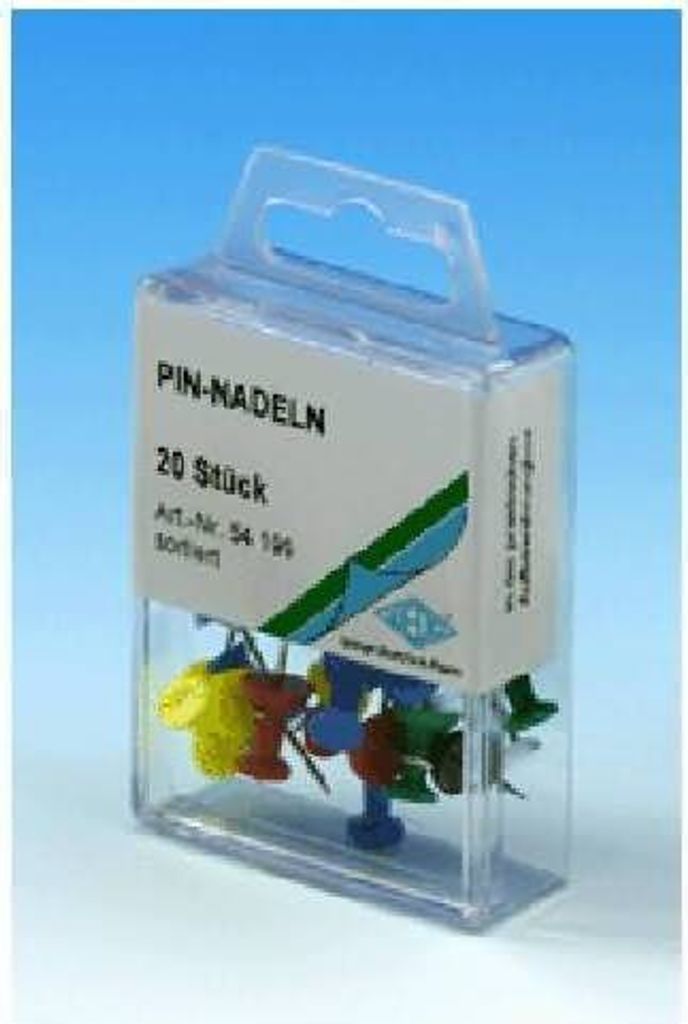 WEDO Pinnwand-Nadeln, weiá, Kleinpackung Immagine del prodotto 