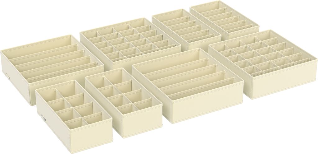 SONGMICS Unterwäsche-Organizer, Aufbewahrungsbox, 8er Set, Produktbild 9