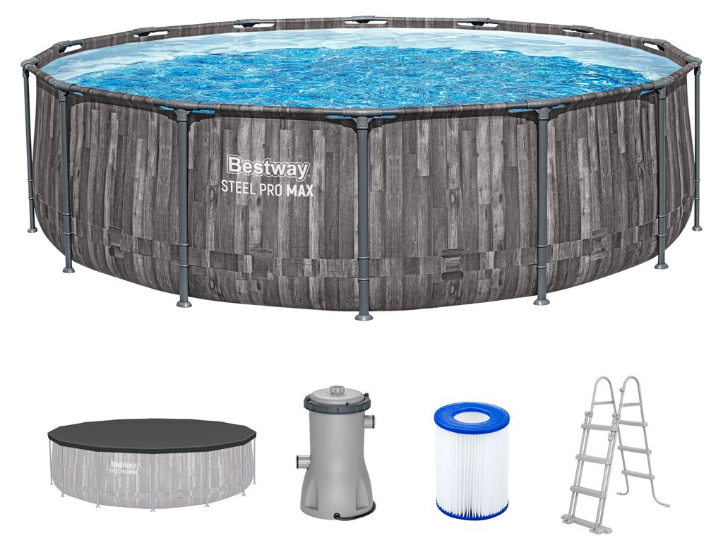 Bestway® Steel Pro MAX™ Frame Pool Komplett-Set mit Produktbild 