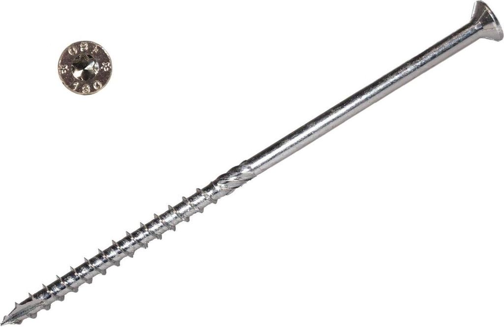 Holzbauschrauben verzinkt 6x100 mm - 20 Stück Zulassung Holzschrauben Torx