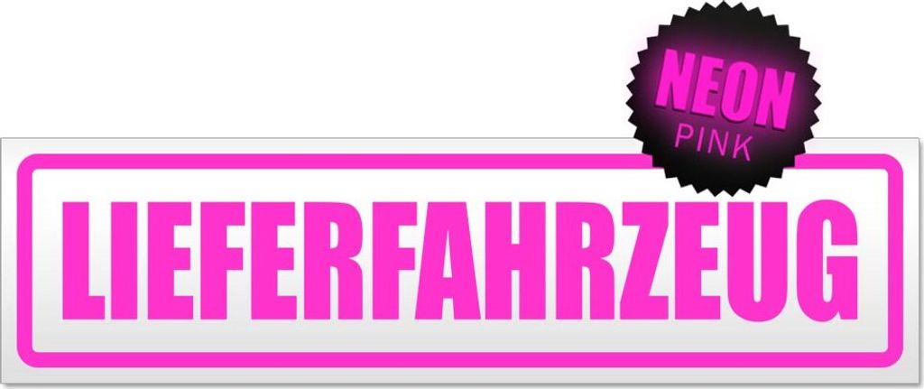 Lieferfahrzeug Magnetschild Schild magnetisch