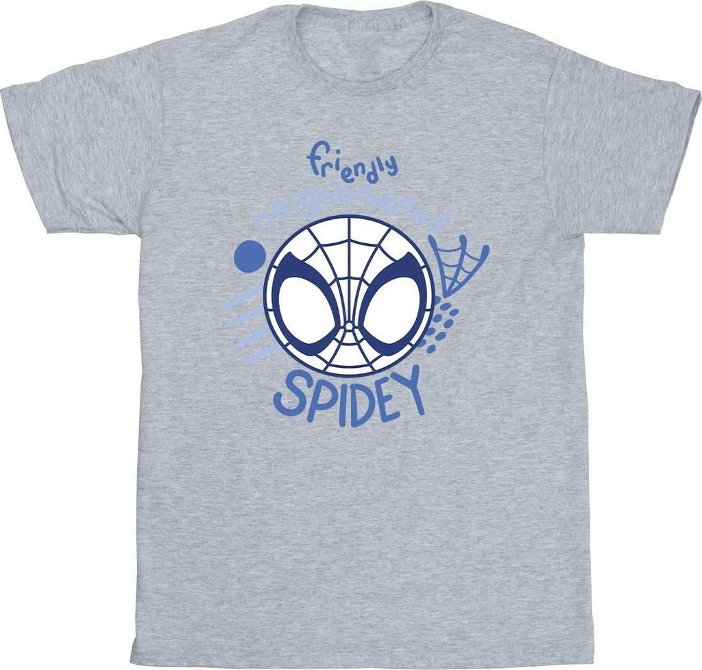 Marvel - "Spidey And His Amazing Friends Neighbourhood" T-Shirt für Herren BI45551 (M) (Grau)