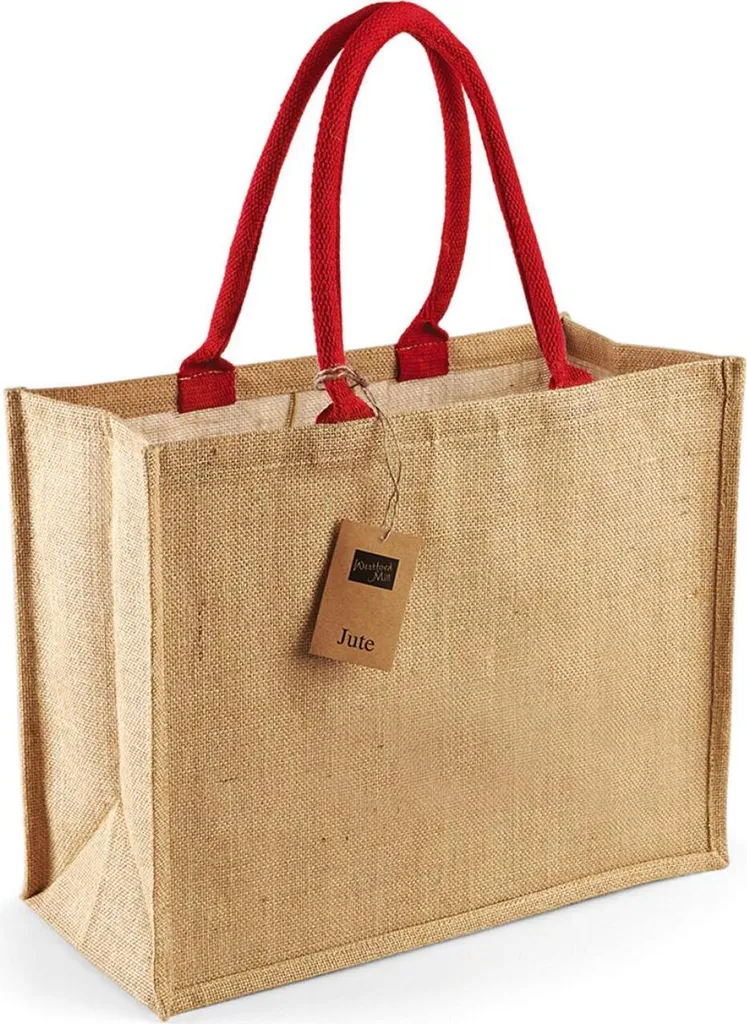 Sac en jute réutilisable W412 pour remplacer l'emballage cadeau jetable
