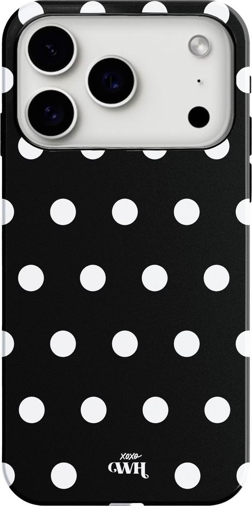 Polka Dots (Black) - iPhone 17 Pro