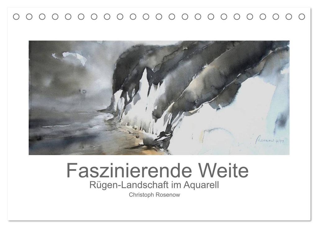 Faszinierende Weite. Rügen-Landschaft im Aquarell (Tischkalender 2027 DIN A5 quer), CALVENDO Monatskalender