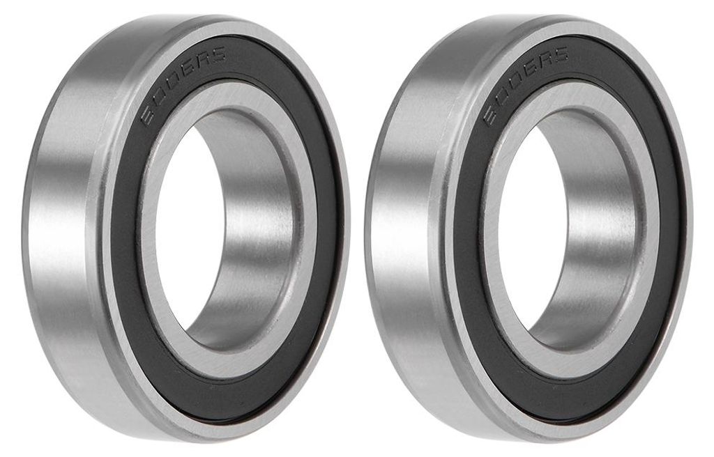 2St Rillen Kugellager 6006-2RS Z2 Doppelt Geschirmt Kohlenstoffstahl 30mm X 55mm X 13mm