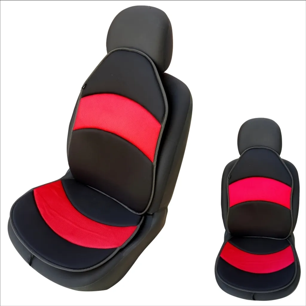 ATM1K - Cuscino di seduta nero, rosso