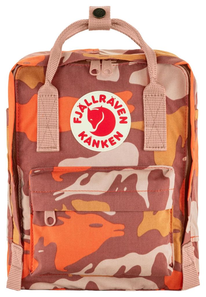 Fjällräven Kånken Graphics Mini - Rucksack 29 cm (chalkrose-hidden animals)