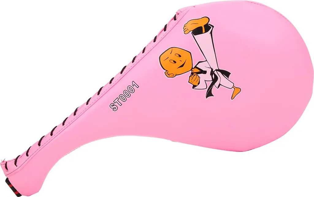 Patte d'Ours Boxe et Taekwondo pour Enfant - Bouclier de Frappe Rose PU