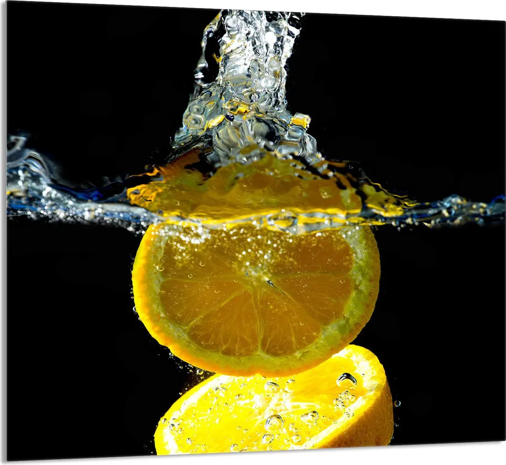 Protezione Vetro Cucina 65x60 Limone: Vetro Temperato Antigraffio