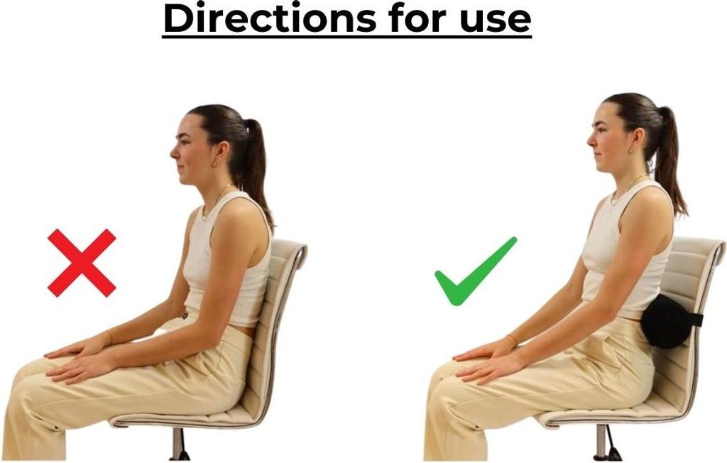 Cuscino lombare McKenzie Slimline, cuscino lombare, cuscino