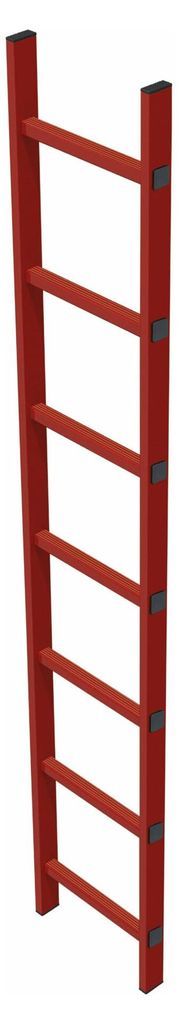 Zarges Schachtleiter 400mm lichte Breite GFK, 13 Sprossen