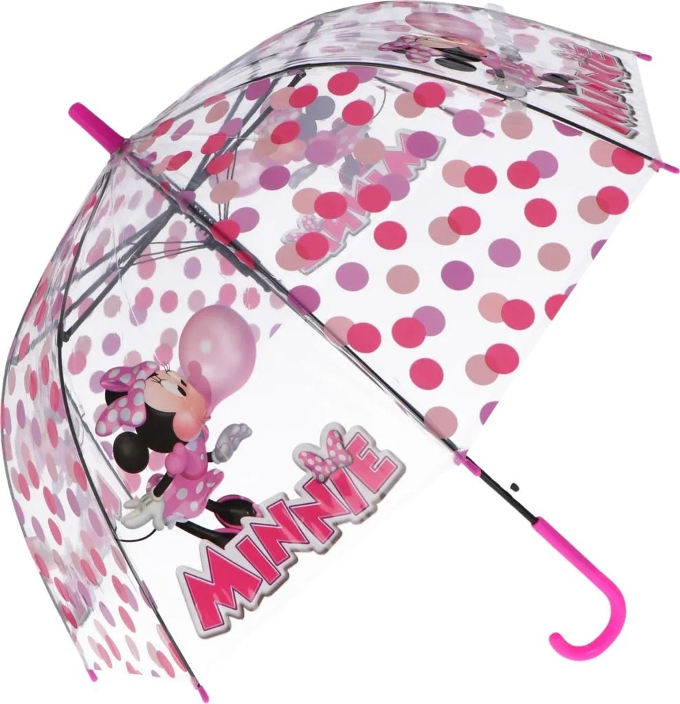 Ombrello per Bambina Minnie Mouse Disney Ø 74 cm - Regalo di Qualità