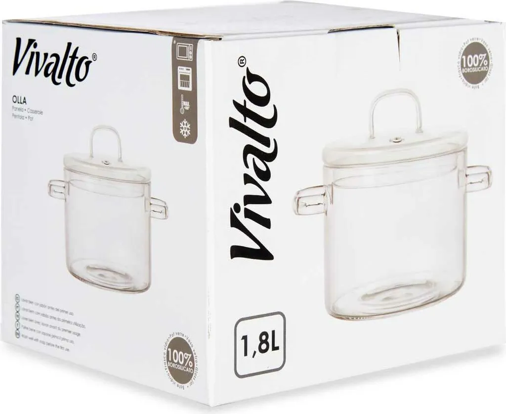 Casseruola in Ceramica con Coperchio - Cottura Senza Grassi PFOA Free - 3