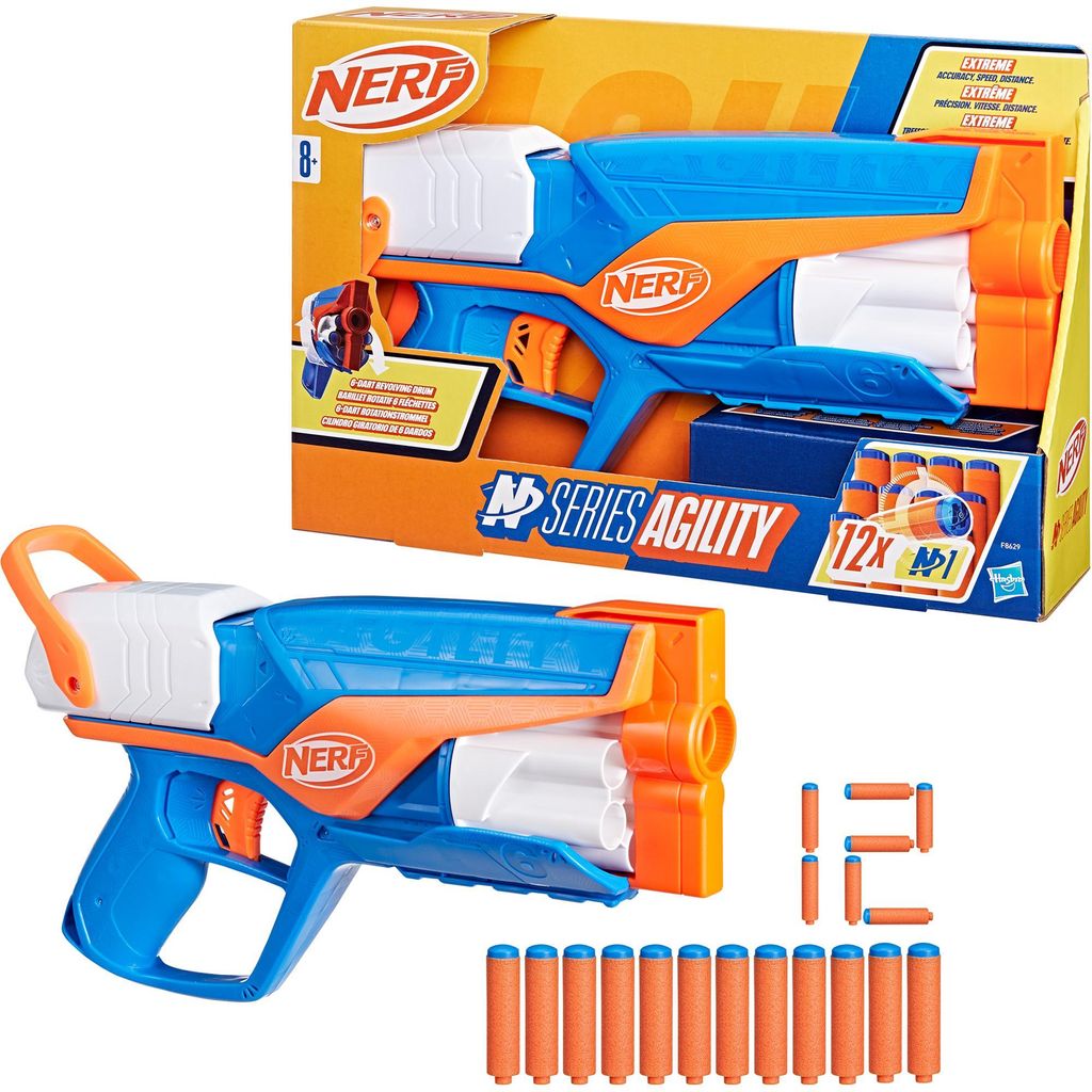 NERF Agility N Series Blaster, 12 Nerf N1 Darts Only for Immagine del prodotto 