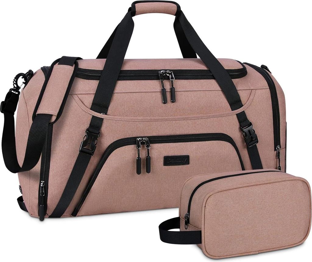 Große Sporttasche für Damen und Herren - 55 Liter Wochenendtasche mit Schuhfach und nassen Fächern