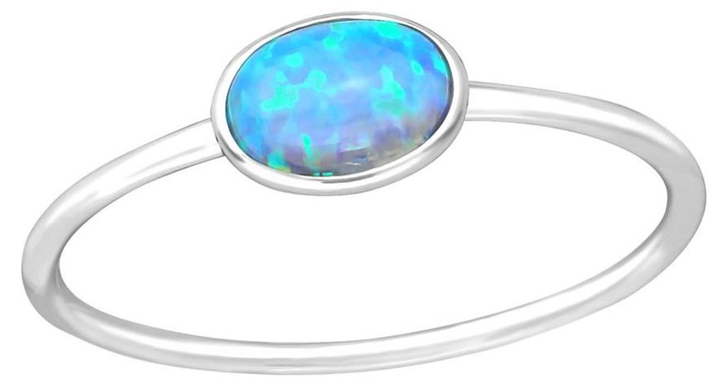 Silber Ring mit Opal 57 (18.1 mm Ø) Produktbild 