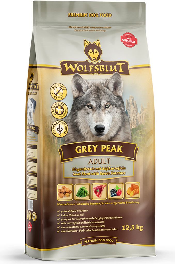 Wolfsblut Grey Peak - Ziegenfleisch und Süßkartoffel, Produktbild 