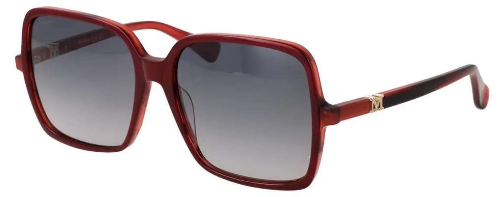 Lunettes de soleil de luxe bordeaux Maxmara MM0037 monture oversize