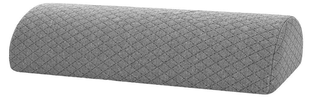 Beinkissen Geometrisch Grau, Wohnzimmer, Rechteckiges Design im minimalistischen Stil, Ergonomische Unterstützung, Atmungsaktives Material für Ko...