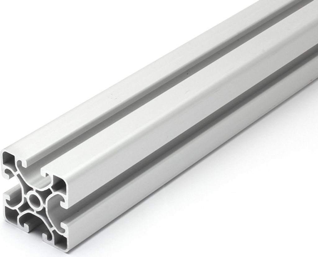 Länge 330mm - Aluminiumprofil 40x40E I-Typ Nut 8 (ultraleicht), silber eloxiert. Aluminium Profil 40x40 Alu Profil 40 x 40 Montage- Systemprofil