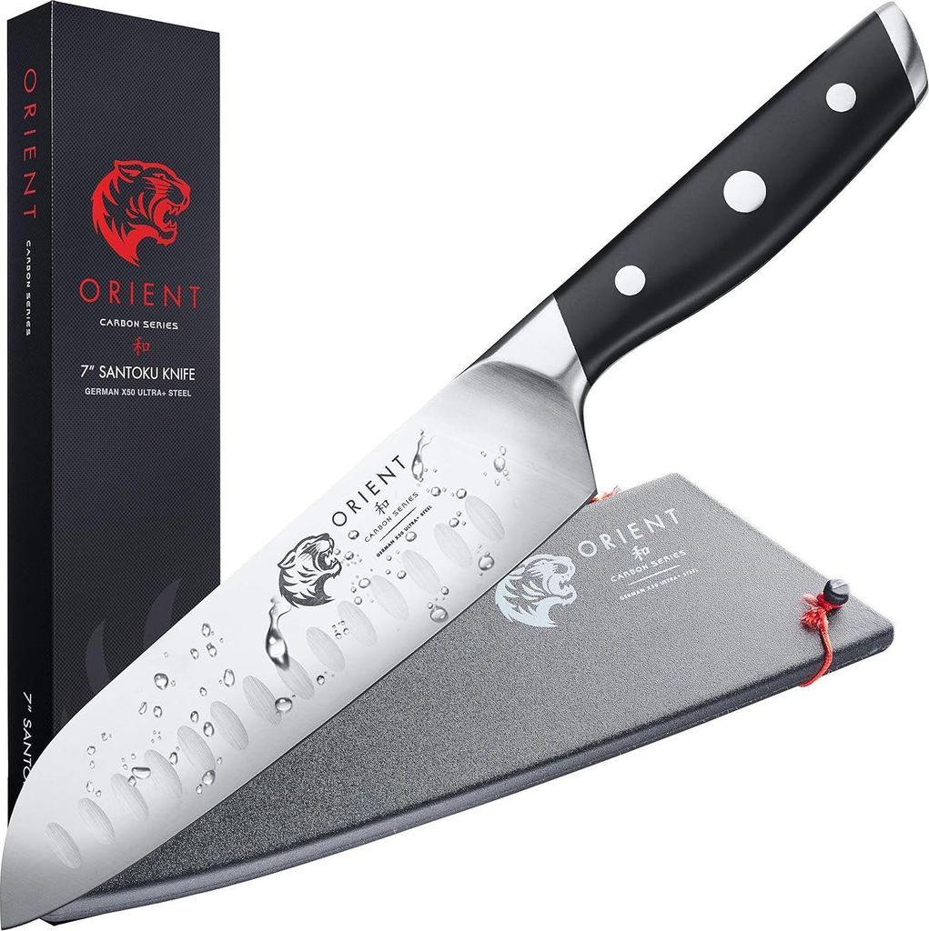 Santokumesser Orient, Carbon Series, aus deutschem X50 Produktbild 
