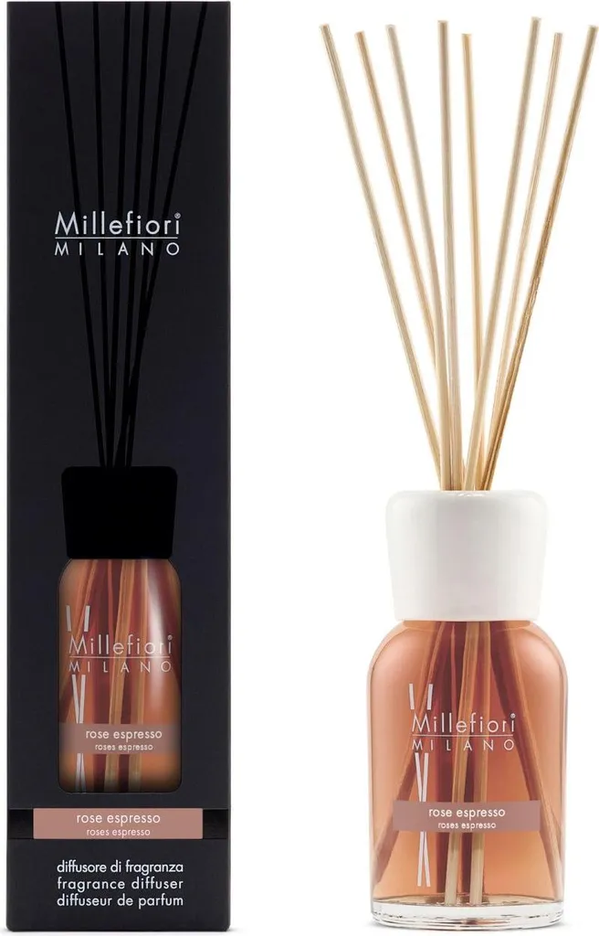 Millefiori Parfum d'Ambiance Rose Espresso - Recharge Diffuseur 250 ml