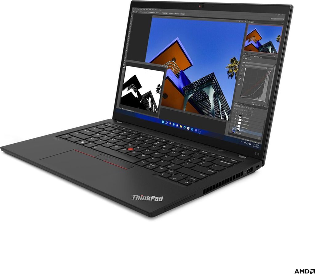 Lenovo ThinkPad T14 Gen 3 21CF - design charnière 180° - Image du produit 