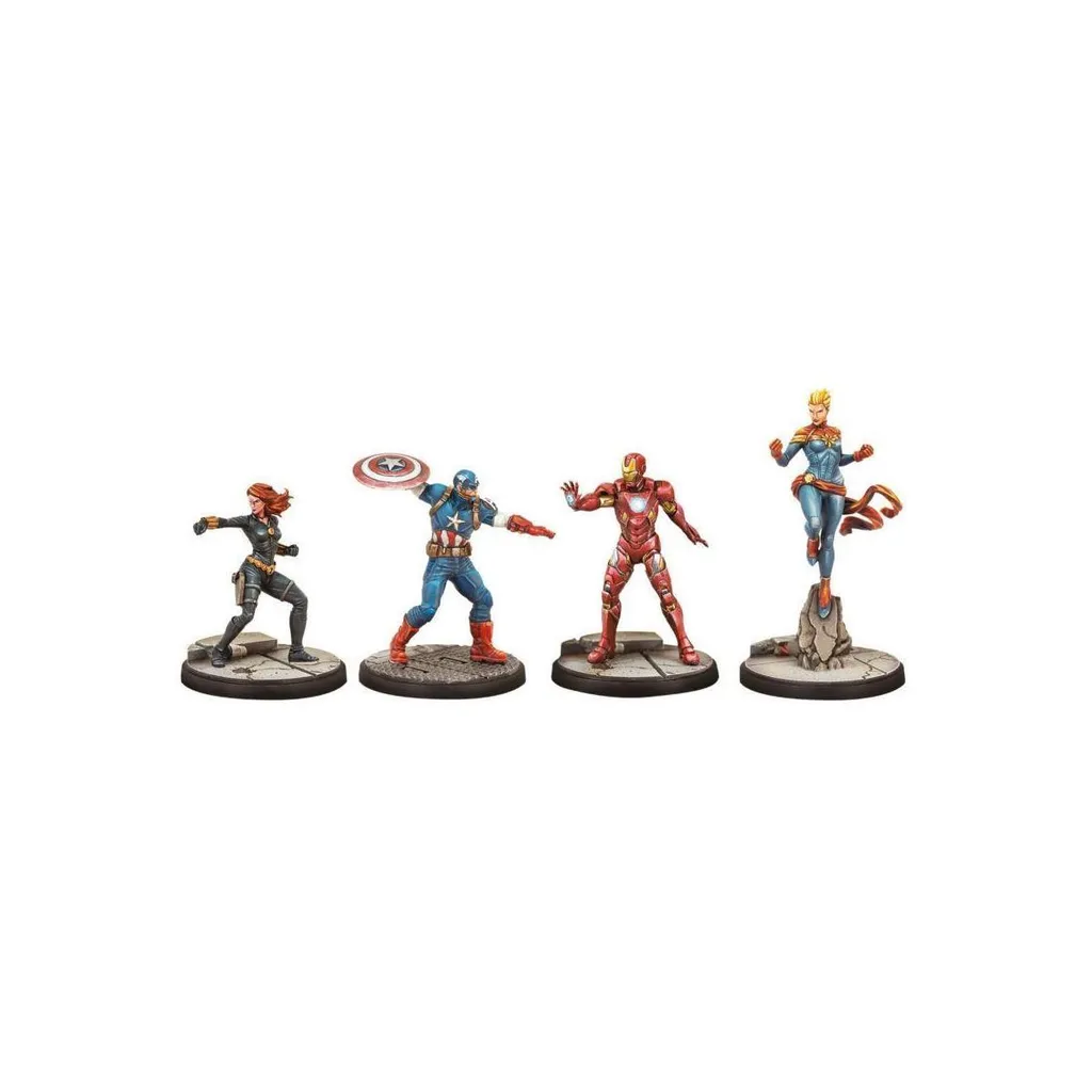 Avengers Affiliation Pack Marvel Crisis Protocol avec Cartes et Cartes - 4