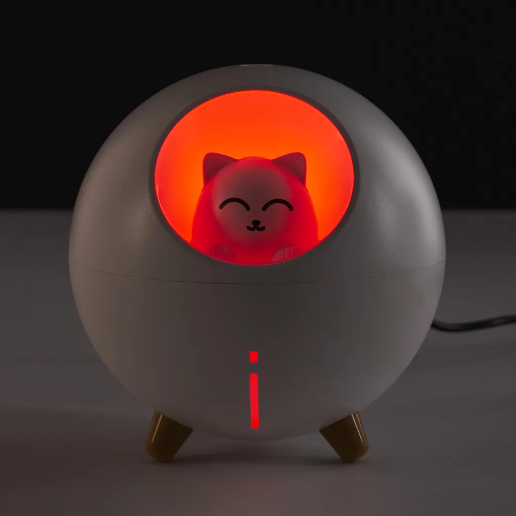 Diffuseur Parfum D'ambiance Chat en Céramique Blanche pour la Maison - 4