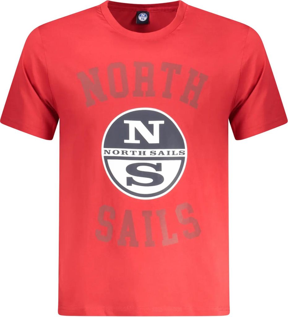 North Sails Herren KURZARM-T-SHIRT Rot 996021000_RO0230 : Größe - S Größe: S
