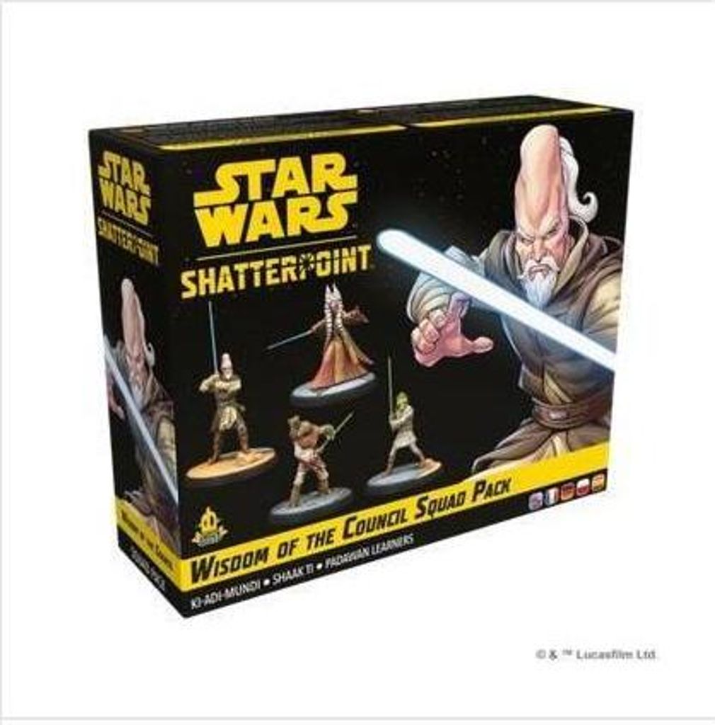 Star Wars Shatterpoint Wisdom of the Council Squad Pack Miniaturen