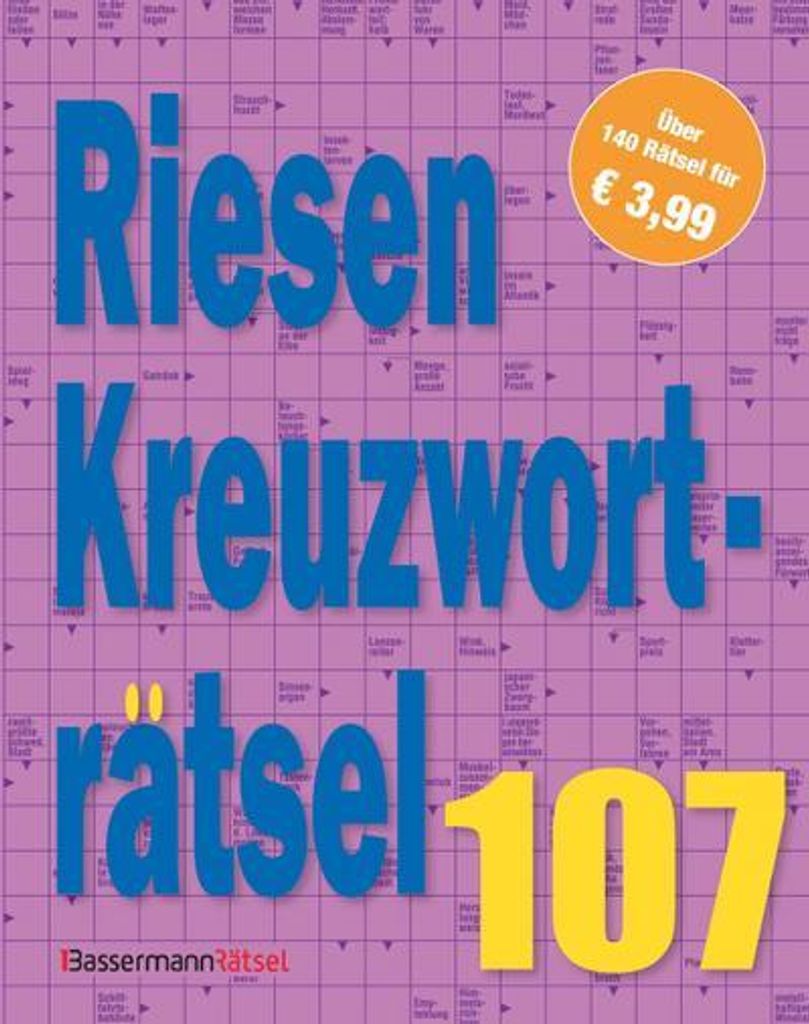 Krüger, E: Riesen-Kreuzworträtsel 107 Immagine del prodotto 