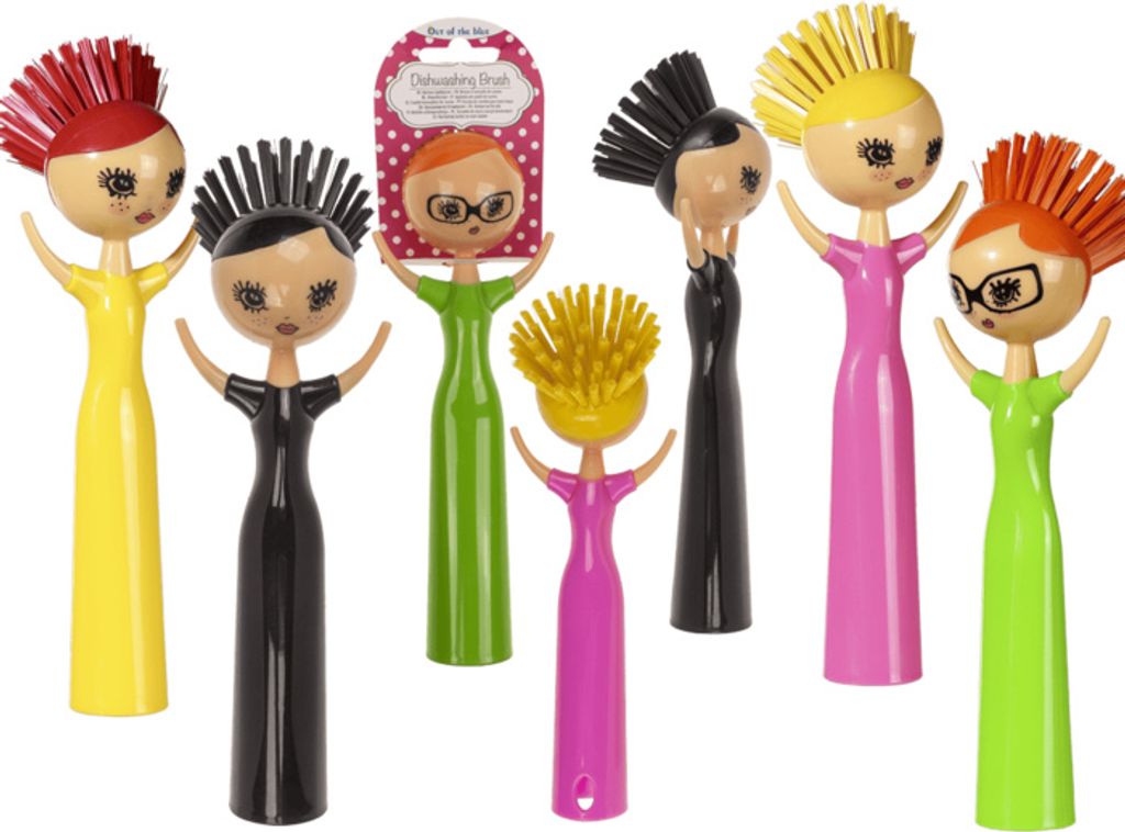 OOTB Spülbürste Funky Lady ca. 23 cm Produktbild 