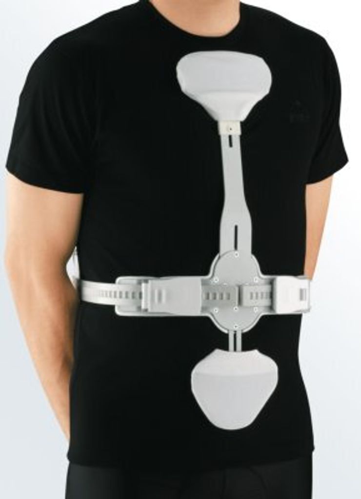 Hyperextensionsorthese 3C 27 cm silber>>>>Gr. 2