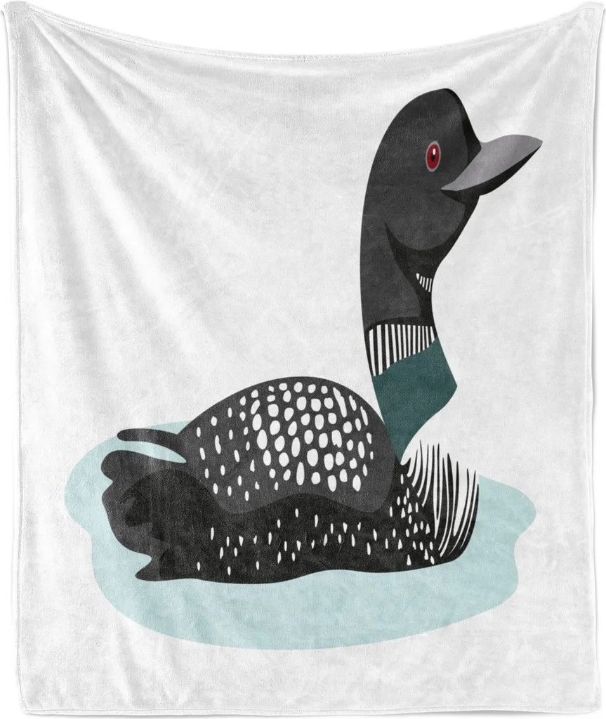 OFFERTA Coperta ABAKUHAUS Seetaucher Pile Flanella 125x175 cm