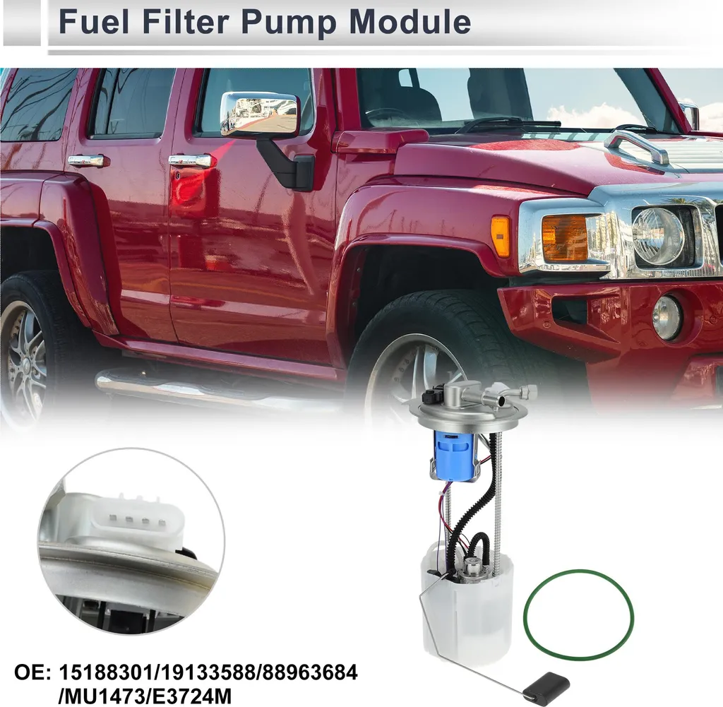 Module de Pompe à Carburant pour Hummer H3 avec Crépine d'Entrée L5 V8