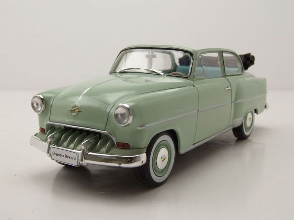 Whitebox 124120 Opel Olympia Rekord 1954 hellgrün 1:24 Produktbild 