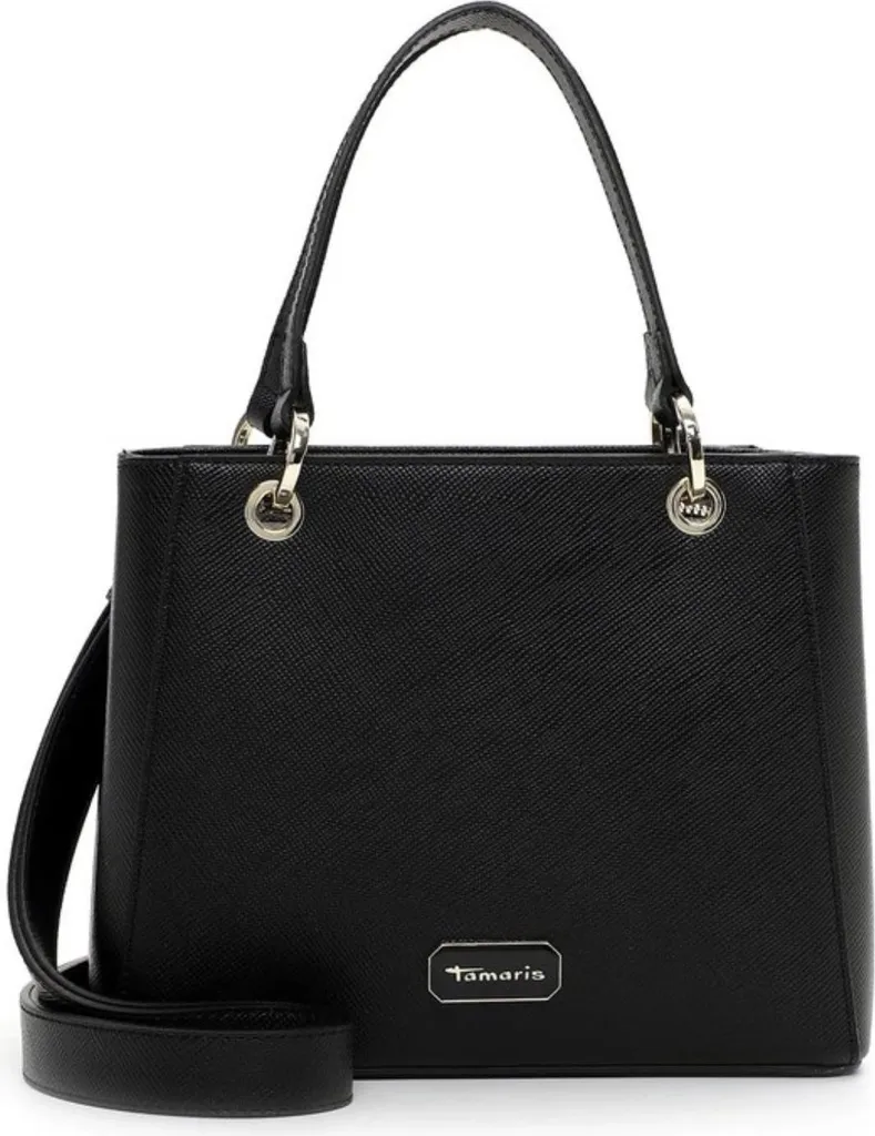 Grand sac cabas noir Tamaris - Maroquinerie polyvalente style shopper