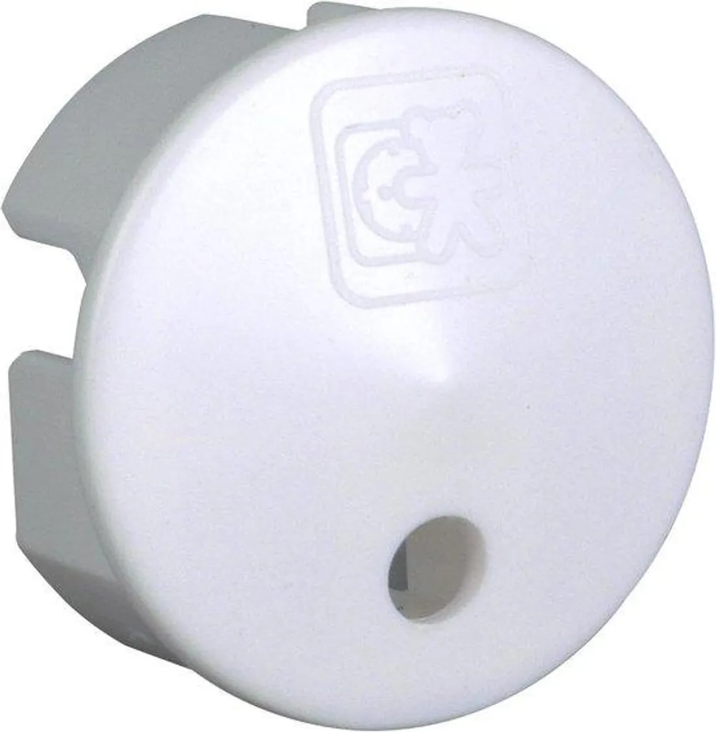 Obturateur de prise de courant blanc sécurité enfant - Set de 5 unités