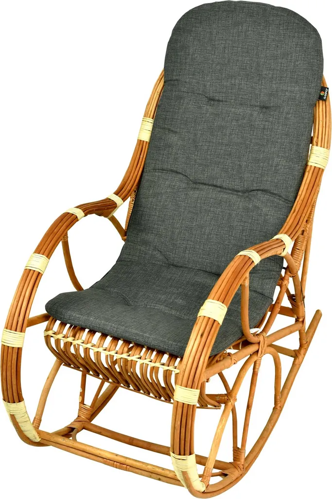 AMPO Cuscino Ricambio Sedia a Dondolo 130x50 cm - Imbottitura Premium