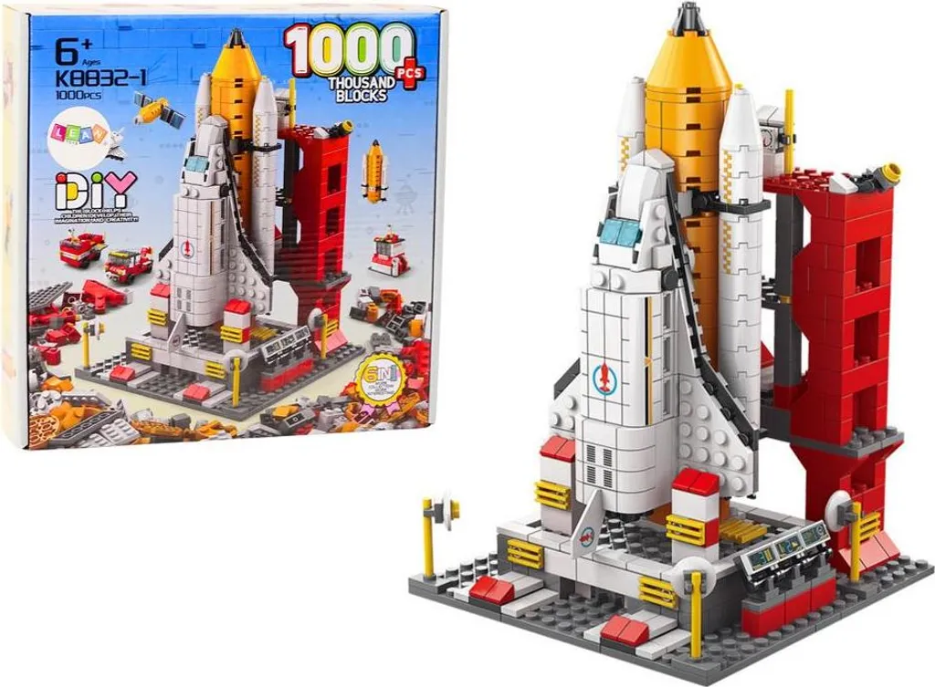 Kit Space Rocket 1000 briques 6in1 : fini l'ennui avec cette fusée