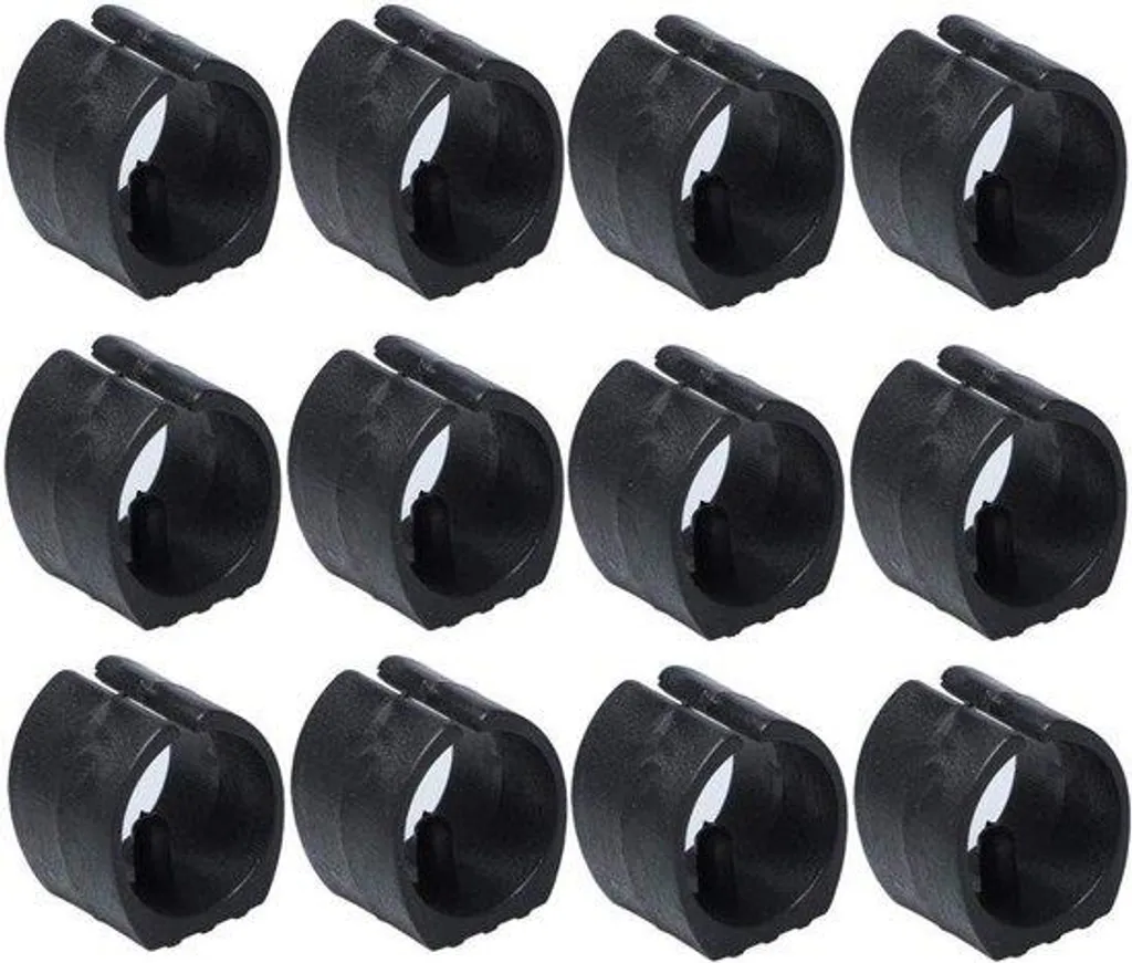 Patins de sol pour chaises à tube 25 mm - Protection métal U lot de 12
